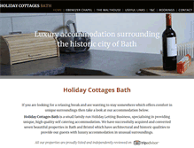 Tablet Screenshot of holidaycottages-bath.co.uk